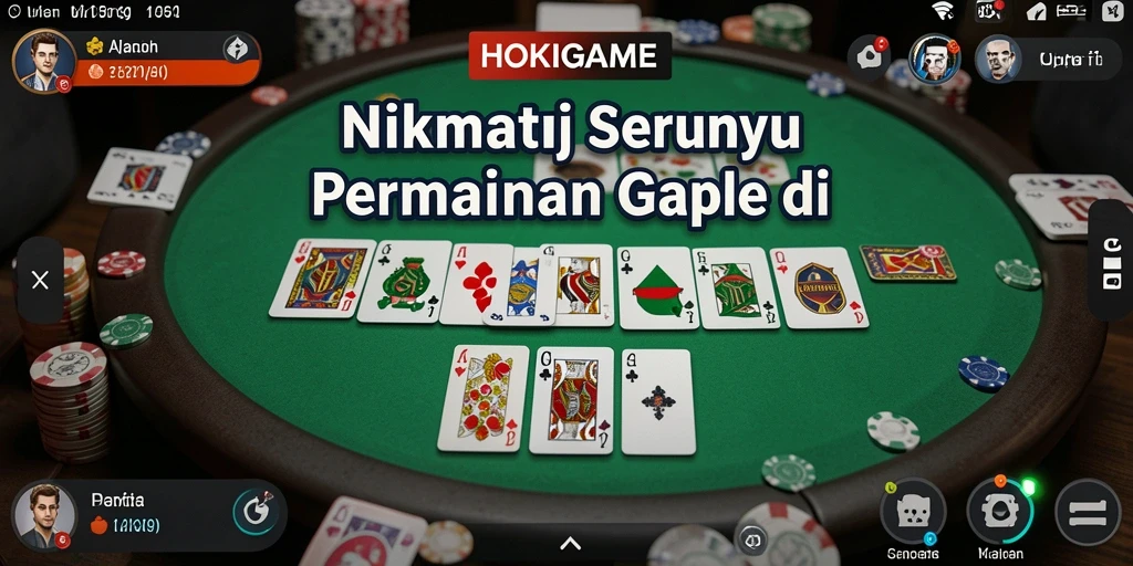 Pengalaman seru bermain Gaple di HOKIGAME dengan teman-teman.