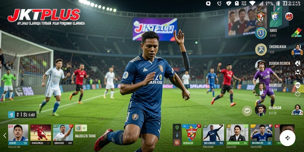 Gameplay menarik dan interaktif dari JKTPLUS yang memuaskan para pecinta olahraga.