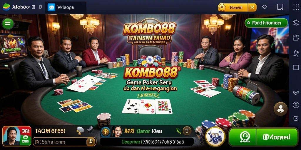 Tampilan gameplay KOMBO88 yang menegangkan dan seru.