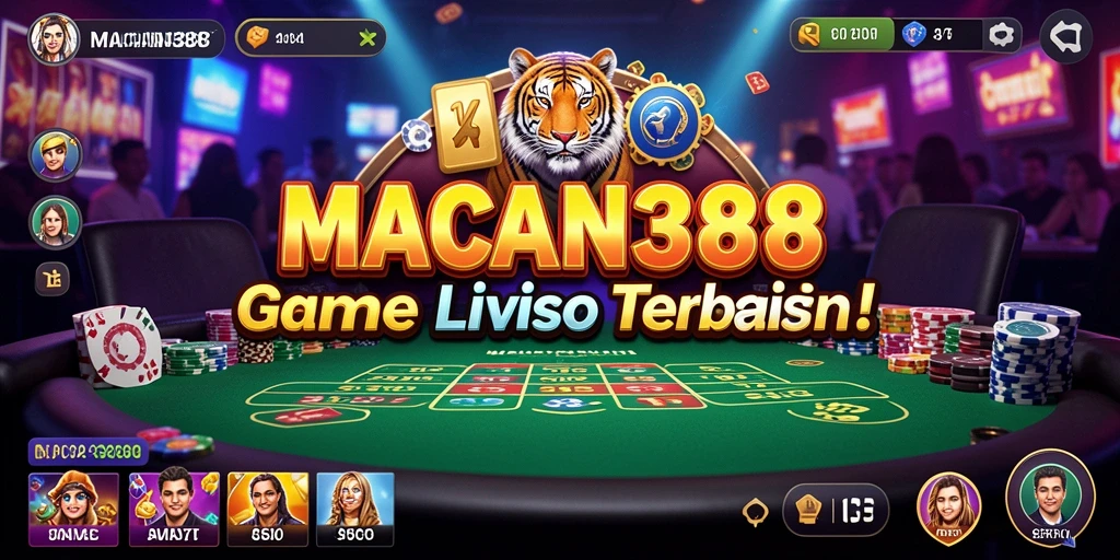 Tampilan permainan Live Casino yang menarik di MACAN388.