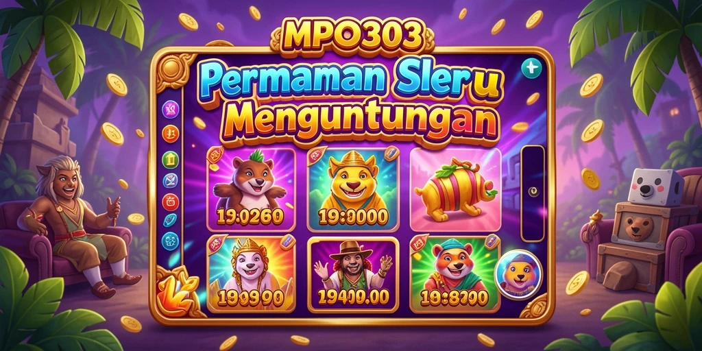 Tampilan gameplay Slot MPO303 yang mengasyikkan dan penuh warna.